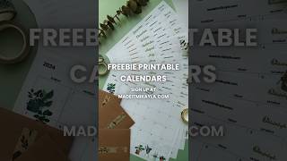 FREEBIE Printable Calendars ✨📅 [upl. by Anitnahs641]