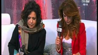 Antonella Ruggiero  intervista a Radio Italia tv  19022014 [upl. by Lerak227]