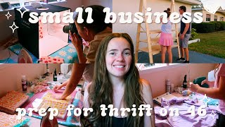 SMALL BUSINESS WEEK IN THE LIFE  Craft Fair Prep  Lots of Sewing  Shop Updates  Studio Vlog 74 [upl. by Saval934]