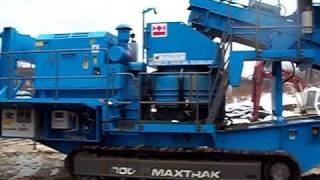 Pegson 26x44 Jaw maxtrac 1000 Cone [upl. by Ssitnerp]