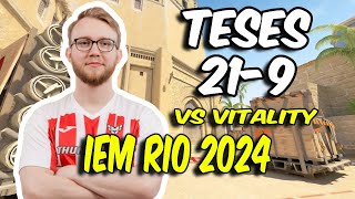 CS2 POV  HEROIC TeSeS 219 vs Vitality Anubis  IEM Rio 2024 [upl. by Hamnet]