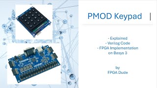 How to Control the Keypad PMOD on FPGA Basys 3 Verilog Vivado [upl. by Noremac]