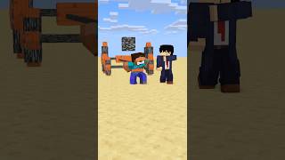 HELP Herobrine To Power Up With Heavier And Heavier Bedrock friendship shorts trending anime [upl. by Kellia]