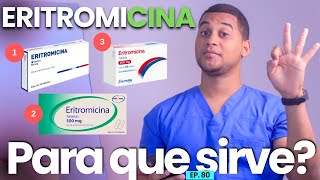 ERITROMICINA PARA QUE SIRVE  3 COSAS [upl. by Erdnassac]