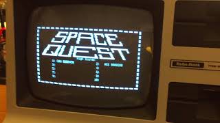 TRS80 Model III4  Space Quest [upl. by Rebmaed]