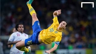 Zlatan Ibrahimovics famous 30yard bicycle kick vs England [upl. by Ress]