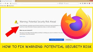 How to fix your connection is not secure on firefoxError code SECERROREXPIREDISSUERCERTIFICATE [upl. by Jaquelyn]