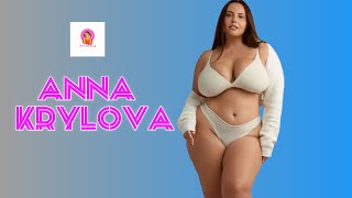 Anna Krylova 🇺🇸 Plus Size Curvy Model  Beautiful Fashion Model  Influencer  Biography amp Facts [upl. by Letnahc]