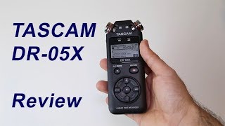 Tascam DR05X Audio Recorder  Review [upl. by Nhguavad884]