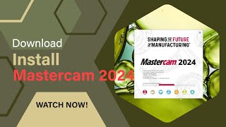 Download amp Install Mastercam 2024  Learning Edition [upl. by Seravat]