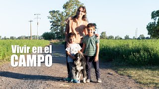 Cambió las comodidades de la ciudad por una VIDA TRANQUILA en el CAMPO  Pueblo Coronel Seguí [upl. by Laubin]