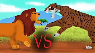 Mufasa vs Shere Khan  Pivot Animation Battle [upl. by Ahseram561]