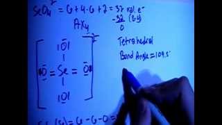 Selenate Ion SeO4 2 Lewis Dot Structure [upl. by Kwok738]