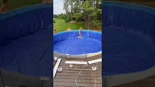 Piscinas incríveis  video narrado por mim  satisfying foryou fy limpeza viral pool piscinas [upl. by Aysan130]