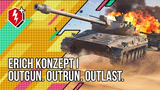 WoT Blitz Speed Demon with a Punch Erich Konzept I [upl. by Rosenkranz]