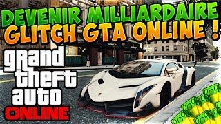 GLITCH  Devenir Milliardaire sur GTA 5 Online  GLITCH GTA 5 ONLINE [upl. by Notrom]