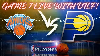 KNICKS VS PACERS GAME 7 LIVE REACTION WITH DTLF [upl. by Anelej375]