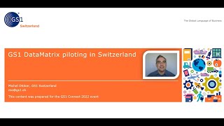 GS1 DataMatrix piloting in Switzerland [upl. by Barsky]