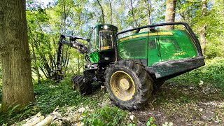 John Deere 1170E  Une abatteuse forestière en action 💪 [upl. by Emmeram]