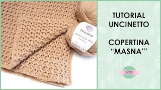 Tutorial copertina uncinetto quotMasnàquot  punto alverare  Uncinetto dArgento [upl. by Lorenza]