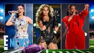 Super Bowl Halftime Show The Most UNFORGETTABLE Performances  E News [upl. by Allerus]