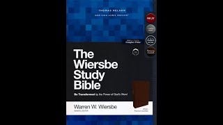 The Wiersbe Study Bible [upl. by Nwahsad]