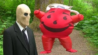 Slenderman Vs Kool Aid Man [upl. by Yadroc451]