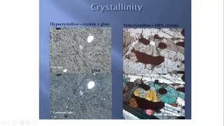 Igneous Petrography amp Types of Igneous Textures Part 1 [upl. by Ynehpets]