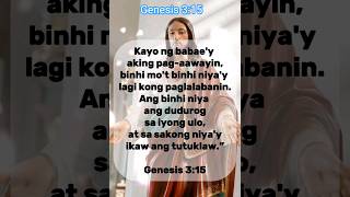 Genesis 315  Bibliya  Bible Reading tagalog  Ang Salita ng Diyos [upl. by Yrocej701]