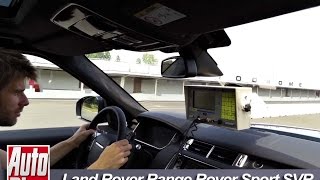 1000 m départ arrêté en Range Rover Sport SVR [upl. by Revned293]