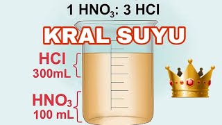 Kral suyu nasıl hazırlanır Aqua regiakral suyu hazırlanışı Kral suyu nedir KezzapHNO3 zuhurat [upl. by Sidonnie]