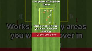 Complete Small Sided Game Passing FootballSoccer Drill  SSG footballdrills soccerdrills ssg [upl. by Caruso]