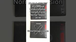 DAddario XTC45TT XT Classical Dynacore Basses Titanium Trebles Normal Tension 2844 guitarstrings [upl. by Tsew]