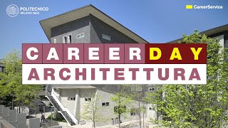 Career Day Architettura 2024 [upl. by Schumer]