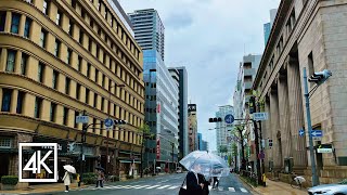 雨の大阪堺筋を散歩 4K HDR Walking Osaka Sakaisuji in the rain osaka walking [upl. by Vogel]