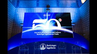 BOEHRINGER INGELHEIM  50 ANNI IN ITALIA  Evento Roma [upl. by Savory739]