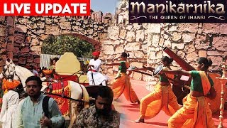 Manikarnika Grand Trailer Launch Setup  Wadala Imax  Kangana Ranaut Ankita Lokhande [upl. by Annawd189]