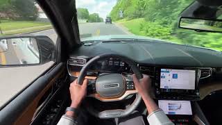 2023 Grand Wagoneer Series III Hurricane POV Test Drive 30 TwinTurbo I6 [upl. by Eleaffar298]