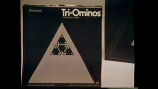 1981 TriOminos by Pressman quotWhere skill and strategy intervenequot TV Commercial [upl. by Balough]