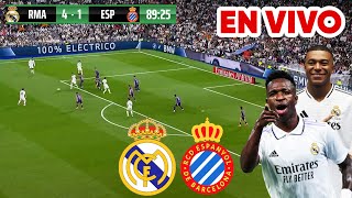 🔴 REAL MADRID VS ESPANYOL PARTIDO EN VIVO  LIGA ESPAÑOLA  JUEGA MBAPPE [upl. by Mulry]