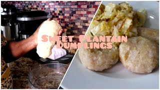 How To Make Sweet Plantain Dumplings [upl. by Adivad997]