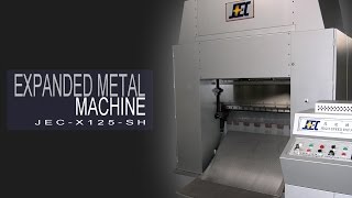 High Speed Expanded Metal Mesh Machine  JECX125SH [upl. by Amitarp500]