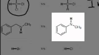 Lecture Problem Comparing Acidity of Organic Molecules [upl. by Alletsyrc]