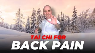 LIVE  15 Minute Tai Chi Flow for Back Pain [upl. by Nylimaj]