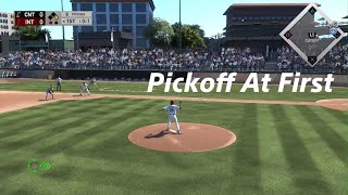 Pickoff Runner At First  MLB The Show 19 [upl. by Kissie]