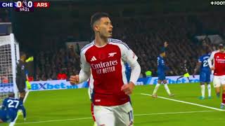 Gabriel Martinelli Goal vs Chelsea Arsenal vs Chelsea Premier League Highlights 2024 [upl. by Enamart]