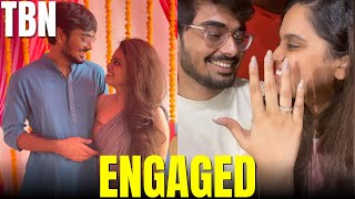 aishmrj amp Aakash Shah gets ENGAGED  tanmaybhat Reacts shorts [upl. by Telrats]