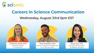 Careers in Science Communication [upl. by Yelrahs]