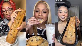 SUBWAY FOOT LONG COOKIE  COOKIES AND MILK TIKTOK MUKBANG ASMR  TIKTOK FOOD COMPILATION  LUNA ASMR [upl. by Orlene50]