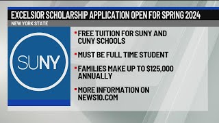 Excelsior scholarship open for Spring 2024 [upl. by Anayit]